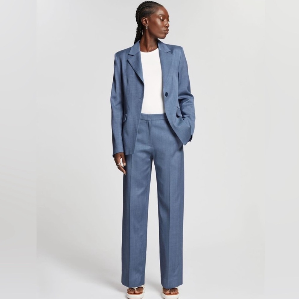 & Other Stories blue blazer, size US8